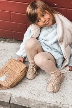 Sale Dziecięce Sneakersy Beżowe Freak Out Dzieci Dziewczęce