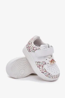 Best Boto Dziecięce Sneakersy Buty Sportowe Jednorożce Białe Thalia Biały