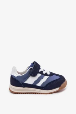 Chłopięce|Dziewczęce></noscript>Boto Dziecięce Sneakersy Buty Sportowe Na Rzep Granatowe Viona Niebieski