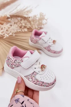 Hot Dziecięce Sneakersy Buty Sportowe Jednorożce Różowe Thalia Dzieci Dziewczęce|Back To School