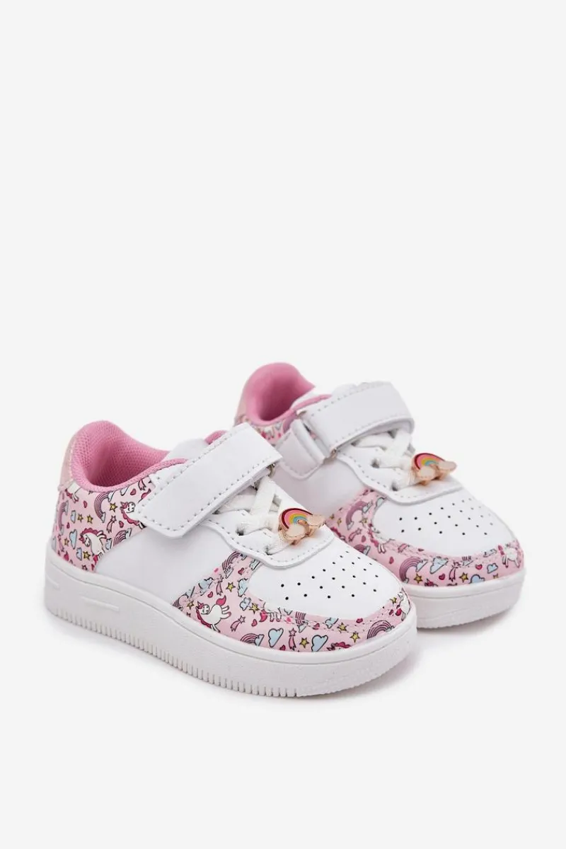 Hot Dziecięce Sneakersy Buty Sportowe Jednorożce Różowe Thalia Dzieci Dziewczęce|Back To School