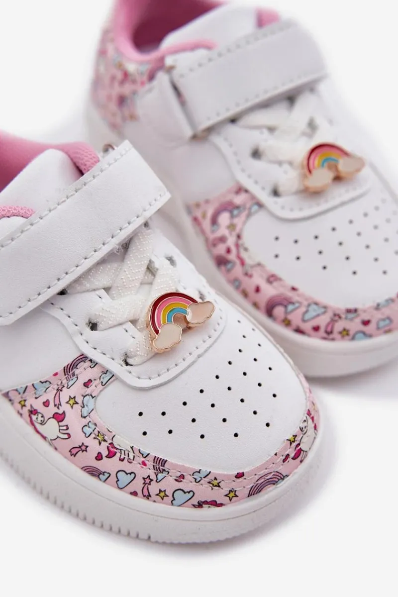 Hot Dziecięce Sneakersy Buty Sportowe Jednorożce Różowe Thalia Dzieci Dziewczęce|Back To School