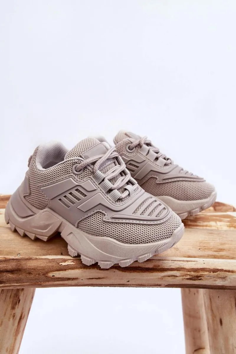Boto Dziecięce Sneakersy Szare Freak Out