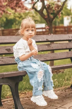 Boto Dziecięce Sneakersy Ze Świecącą Podeszwą LED Białe So Cool!