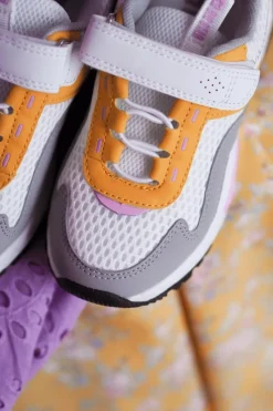 Online Big Star Shoes Dziecięce Sportowe Buty Na Rzep Big Star JJ374257 Biało-Żółte Wielokolorowy