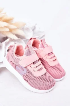 Discount Boto Dziecięce Sportowe Buty Różowe Little Sportsman