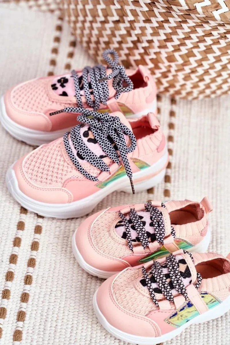 Dziewczęce>Boto Dziecięce Sportowe Buty Różowe Velma