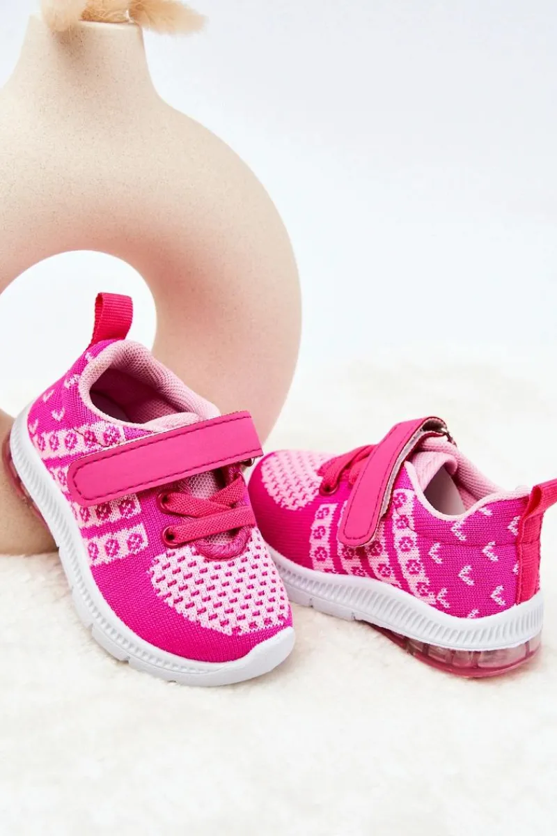Dziewczęce>Boto Dziecięce Sportowe Buty Różowe Lollie
