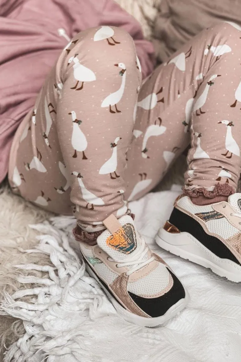 Outlet Boto Dziecięce Sportowe Buty Sneakersy Czarno-Różowe Game Time