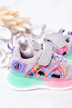 Clearance Boto Dziecięce Sportowe Buty Sneakersy Szare Jump Jump