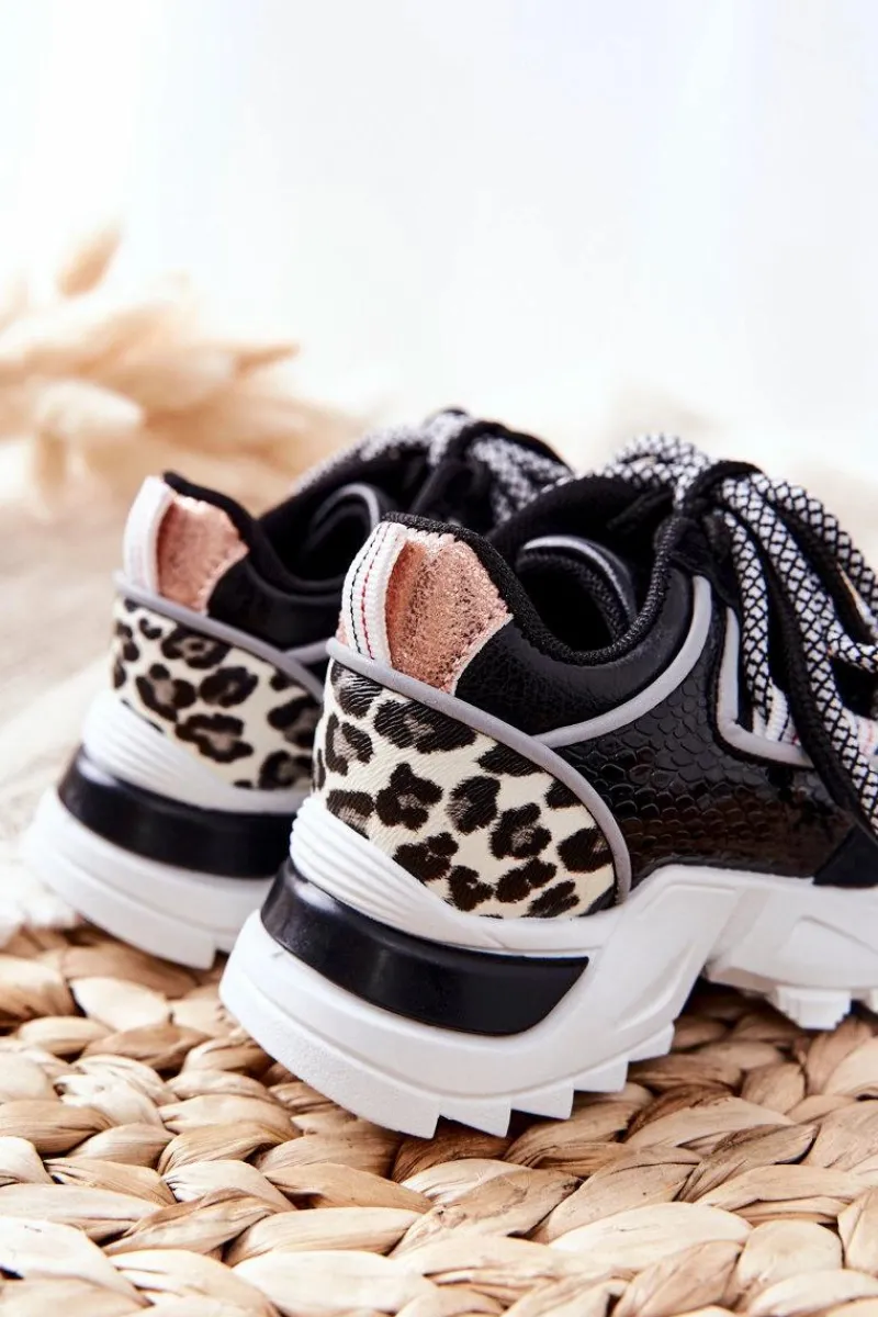 Dziewczęce>Boto Dziecięce Sportowe Buty Sneakersy Czarne Rommie