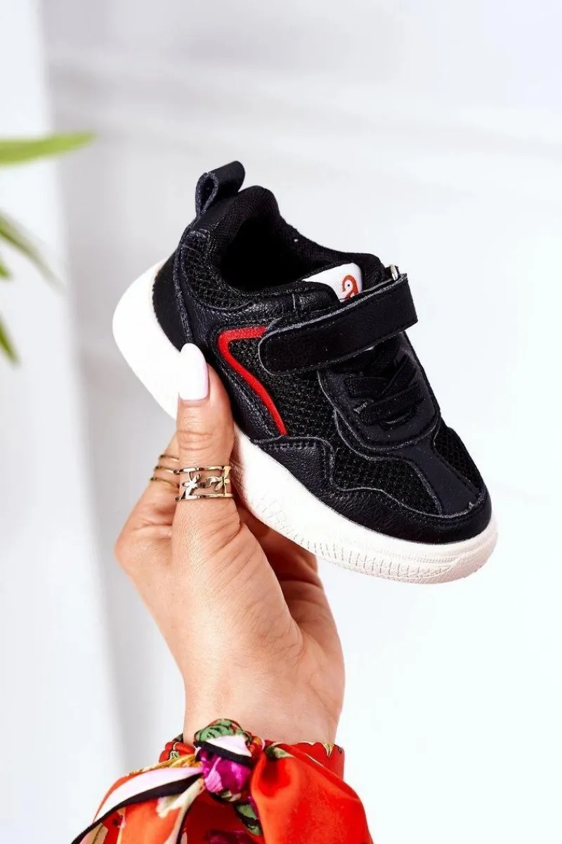 Hot Boto Dziecięce Sportowe Buty Sneakersy Czarne Fun Czarny