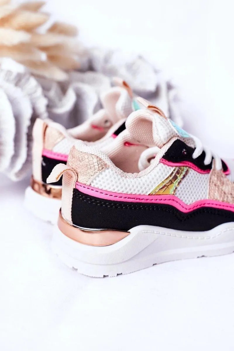 Dziewczęce>Boto Dziecięce Sportowe Buty Sneakersy Neonowy Róż Game Time