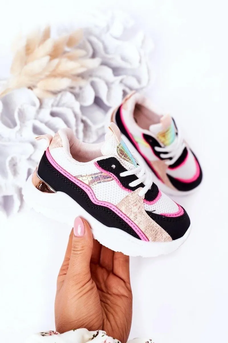 Dziewczęce>Boto Dziecięce Sportowe Buty Sneakersy Neonowy Róż Game Time