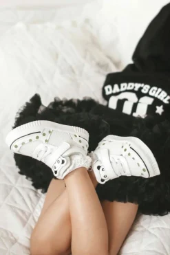 New Dziecięce Sportowe Buty Z Pandą Biało-Zielone Chico Dzieci Chłopięce|Dziewczęce