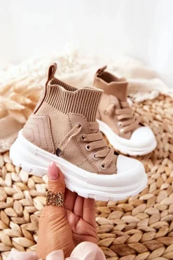 Discount Boto Dziecięce Trampki Beżowe Best Of Joy