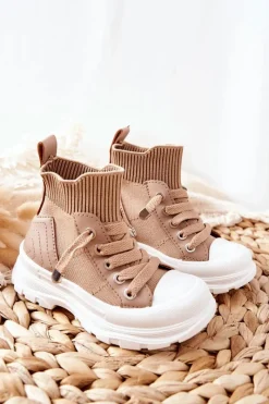 Discount Boto Dziecięce Trampki Beżowe Best Of Joy