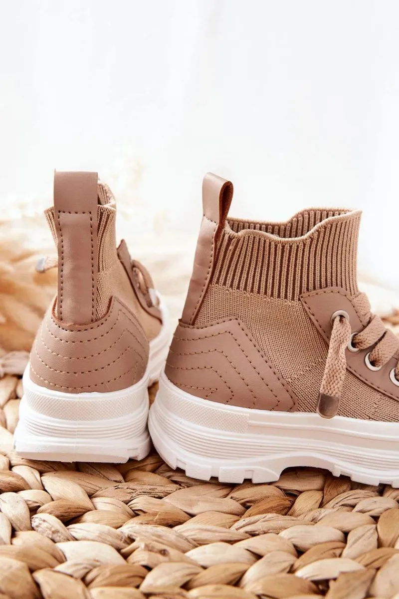 Discount Boto Dziecięce Trampki Beżowe Best Of Joy