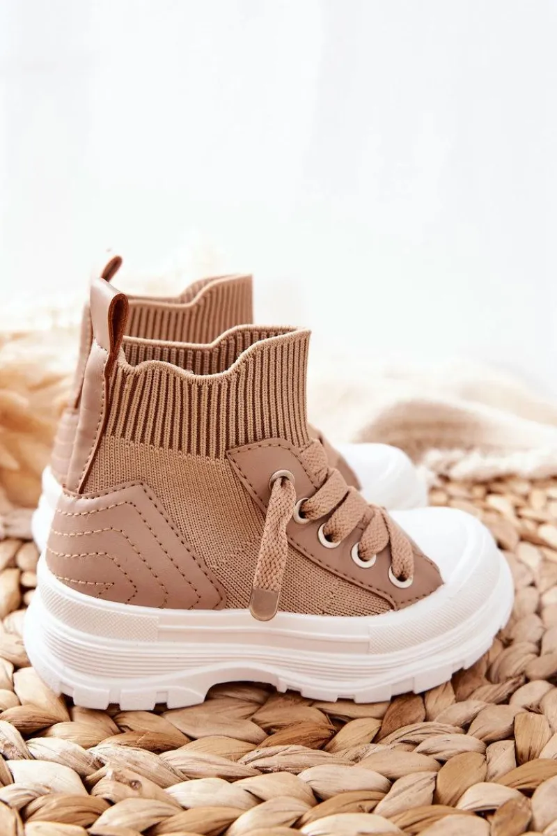 Discount Boto Dziecięce Trampki Beżowe Best Of Joy