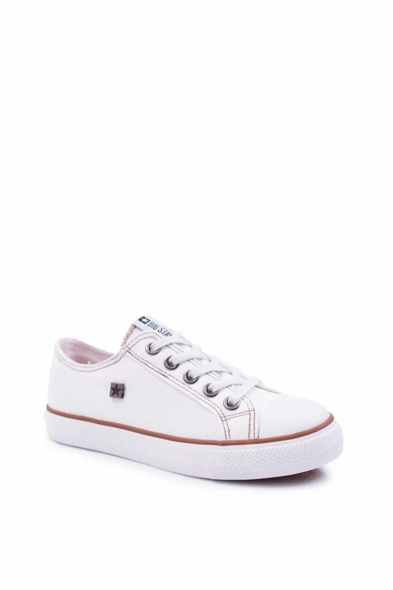 Chłopięce|Dziewczęce>Big Star Shoes Dziecięce Trampki Big Star Białe DD374085