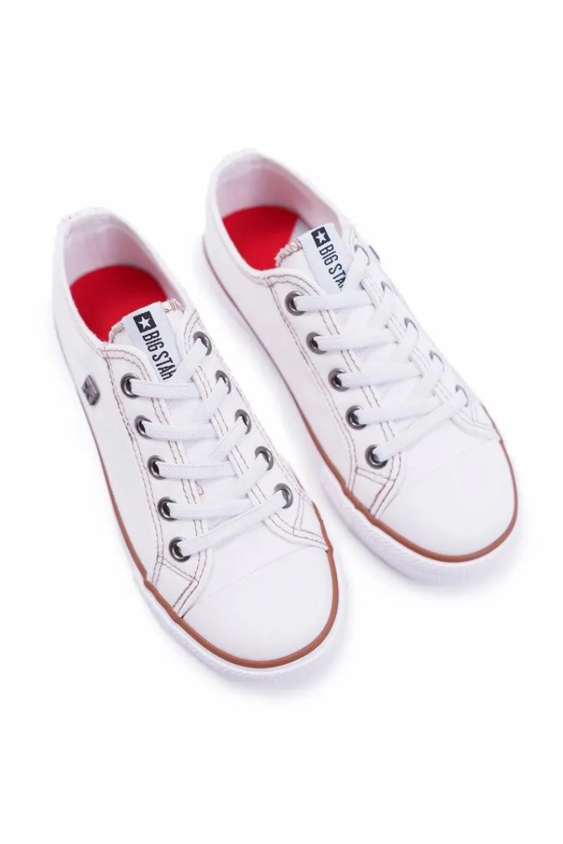 Chłopięce|Dziewczęce>Big Star Shoes Dziecięce Trampki Big Star Białe DD374085