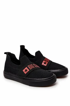 Dziecięce Trampki BIG STAR JJ374030 Czarne Dzieci Chłopięce|Dziewczęce