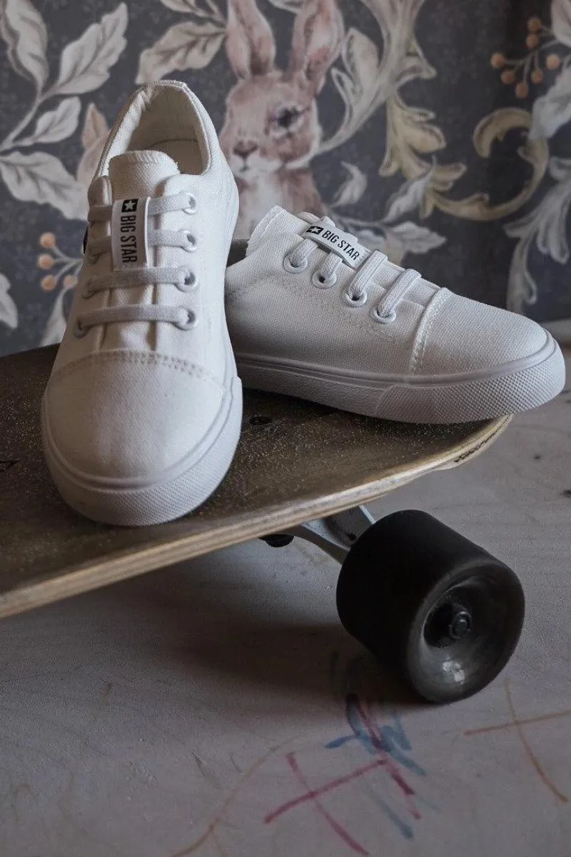 Chłopięce|Dziewczęce>Big Star Shoes Dziecięce Trampki Big Star DD374074 Białe