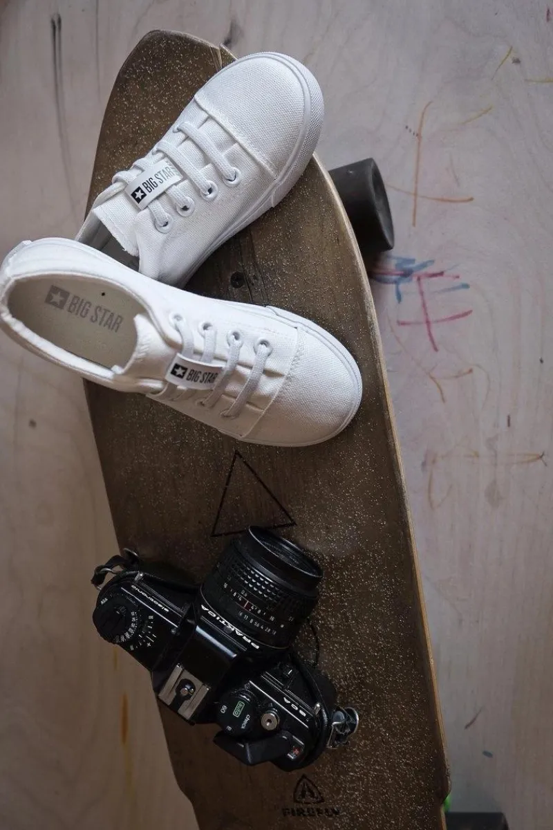 Chłopięce|Dziewczęce>Big Star Shoes Dziecięce Trampki Big Star DD374074 Białe