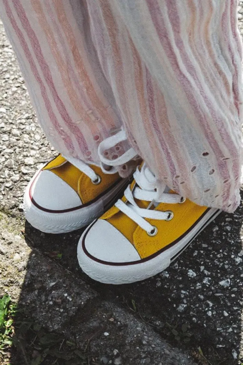 Outlet Boto Dziecięce Trampki Klasyczne Żółte Filemon