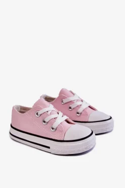 Dziewczęce>Boto Dziecięce Trampki Klasyczne Jasnoróżowe Filemon