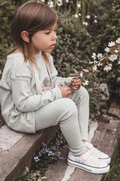 New Boto Dziecięce Trampki Materiałowe Print Różowe Buster