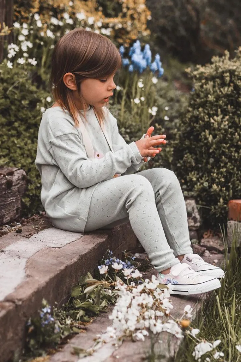 New Boto Dziecięce Trampki Materiałowe Print Różowe Buster