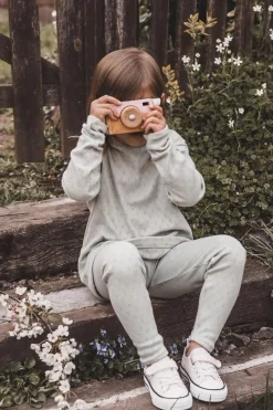 New Boto Dziecięce Trampki Materiałowe Print Różowe Buster