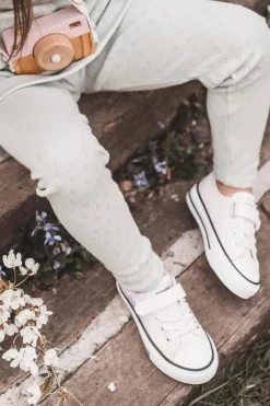 New Boto Dziecięce Trampki Materiałowe Print Różowe Buster