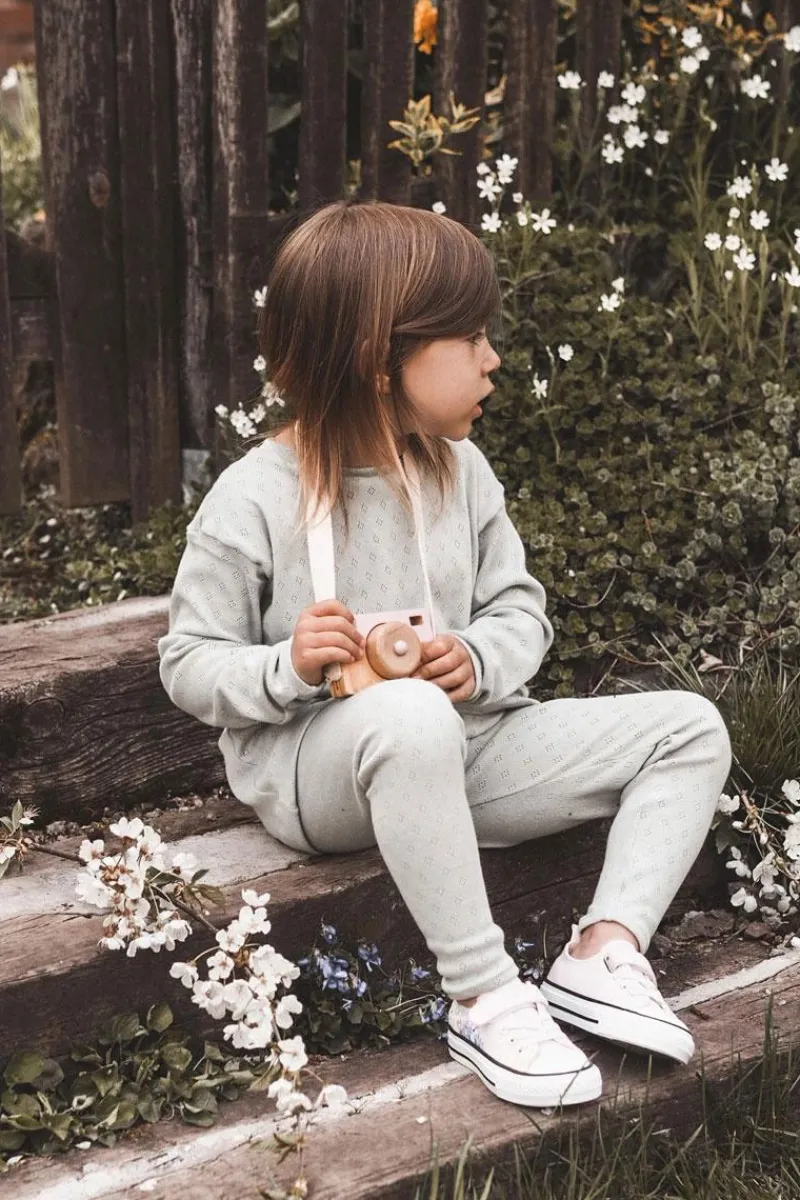 New Boto Dziecięce Trampki Materiałowe Print Różowe Buster