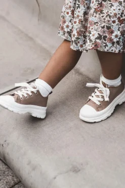 Best Boto Dziecięce Trampki Na Platformie Beżowe Travel Time