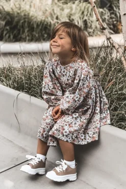 Best Boto Dziecięce Trampki Na Platformie Beżowe Travel Time