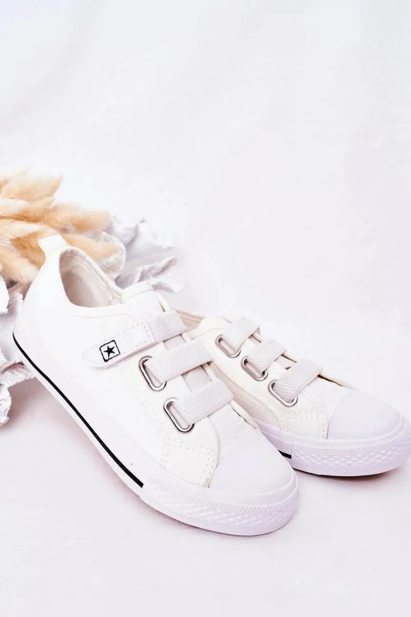 Clearance Evento Dziecięce Trampki Na Rzep Białe Avengers