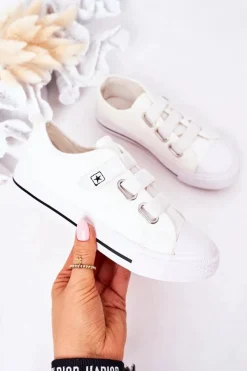 Clearance Evento Dziecięce Trampki Na Rzep Białe Avengers