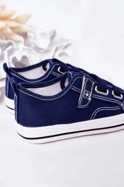 Clearance Evento Dziecięce Trampki Na Rzep Granatowe Avengers