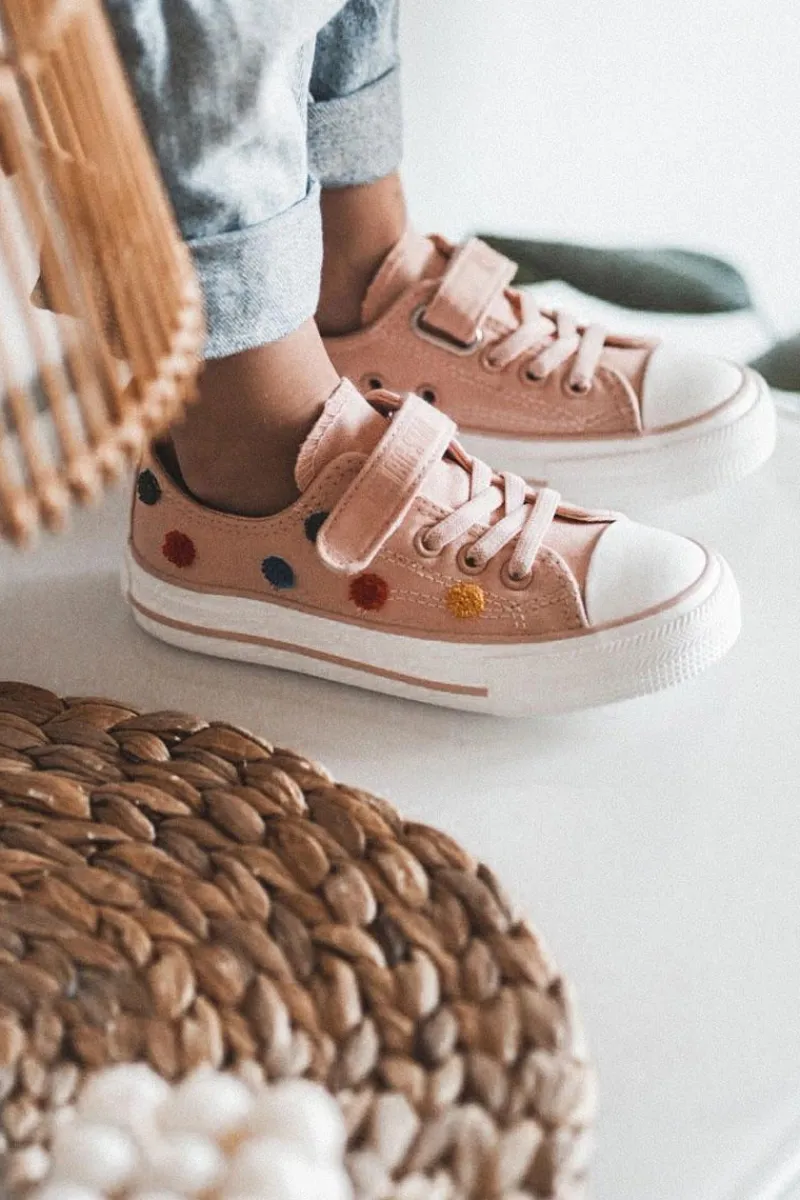 Hot Big Star Shoes Dziecięce Trampki Na Rzep BIG STAR JJ374054 Różowe