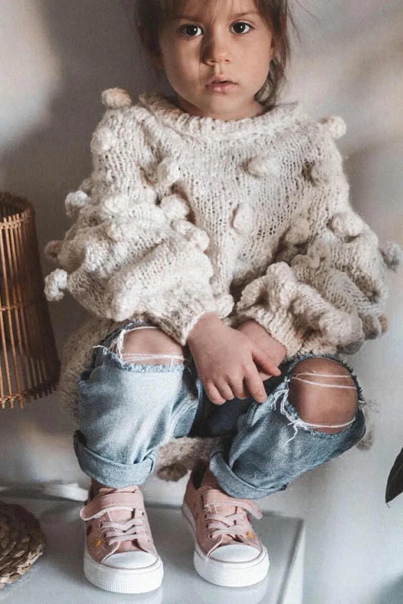 Hot Big Star Shoes Dziecięce Trampki Na Rzep BIG STAR JJ374054 Różowe