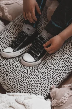 Outlet Boto Dziecięce Trampki Na Rzepy Czarne Bernie Czarny