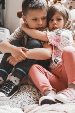 Outlet Boto Dziecięce Trampki Na Rzepy Czarne Bernie Czarny