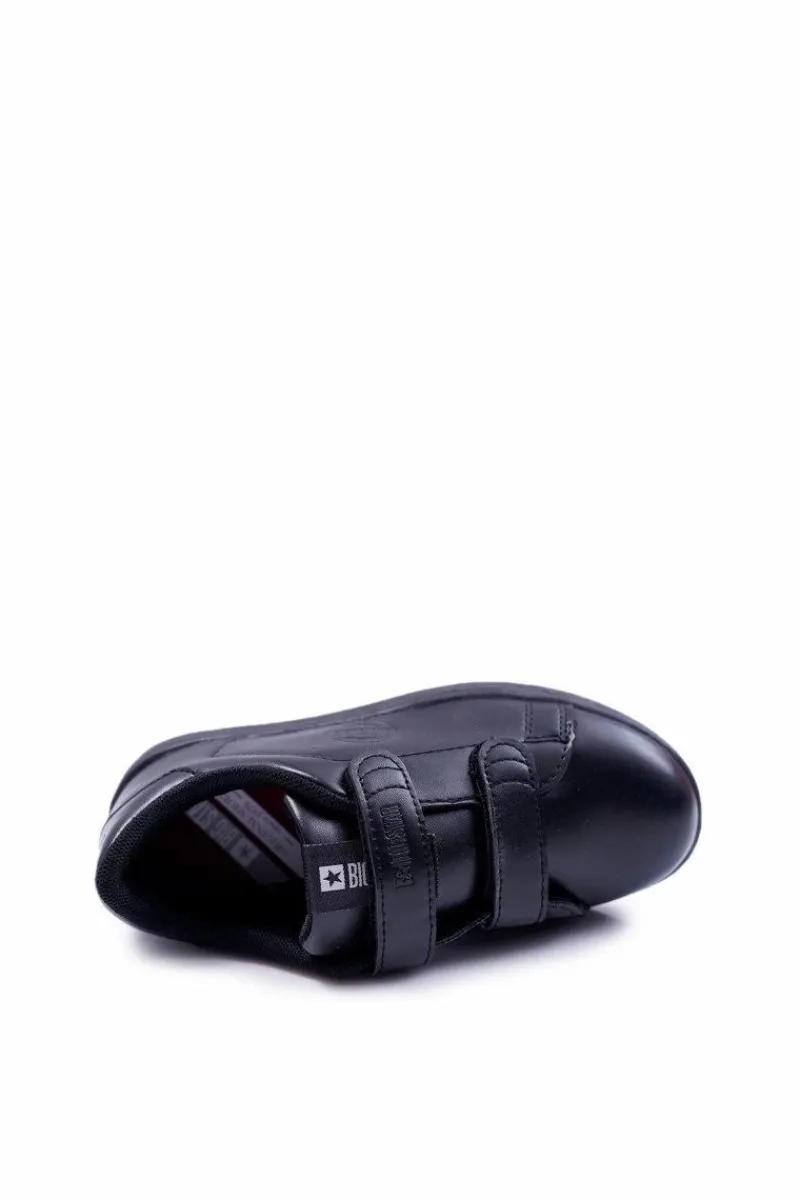 Best Big Star Shoes Dziecięce Trampki Na Rzepy Big Star DD374028 Czarne