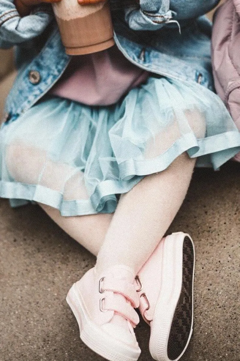 Hot Dziecięce Trampki Na Rzepy BIG STAR HH374203 Różowe Dzieci Chłopięce|Dziewczęce