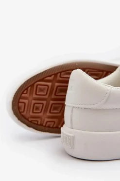 Discount Dziecięce Trampki Na Rzepy Big Star NN374007 Białe Dzieci Chłopięce|Dziewczęce