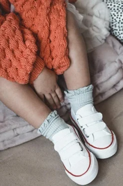 Chłopięce|Dziewczęce></noscript>Big Star Shoes Dziecięce Trampki Na Rzepy BIG STAR HH374199 Białe Biały