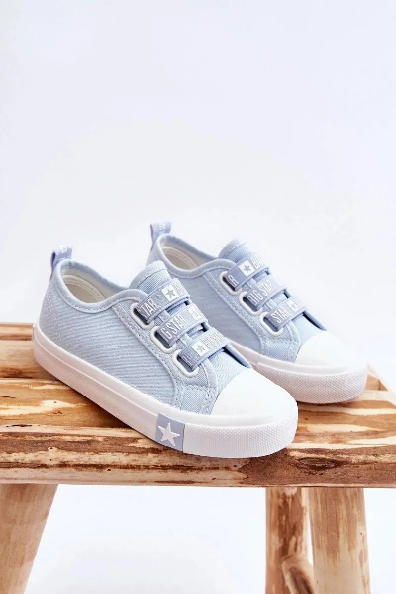 Chłopięce|Dziewczęce>Big Star Shoes Dziecięce Trampki Wsuwane Big Star LL374009 Niebieskie
