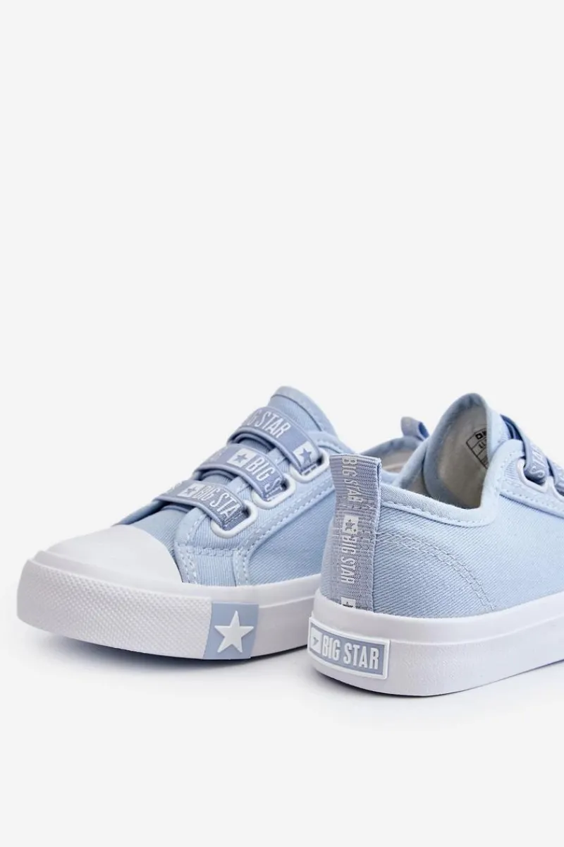 Chłopięce|Dziewczęce>Big Star Shoes Dziecięce Trampki Wsuwane Big Star LL374009 Niebieskie